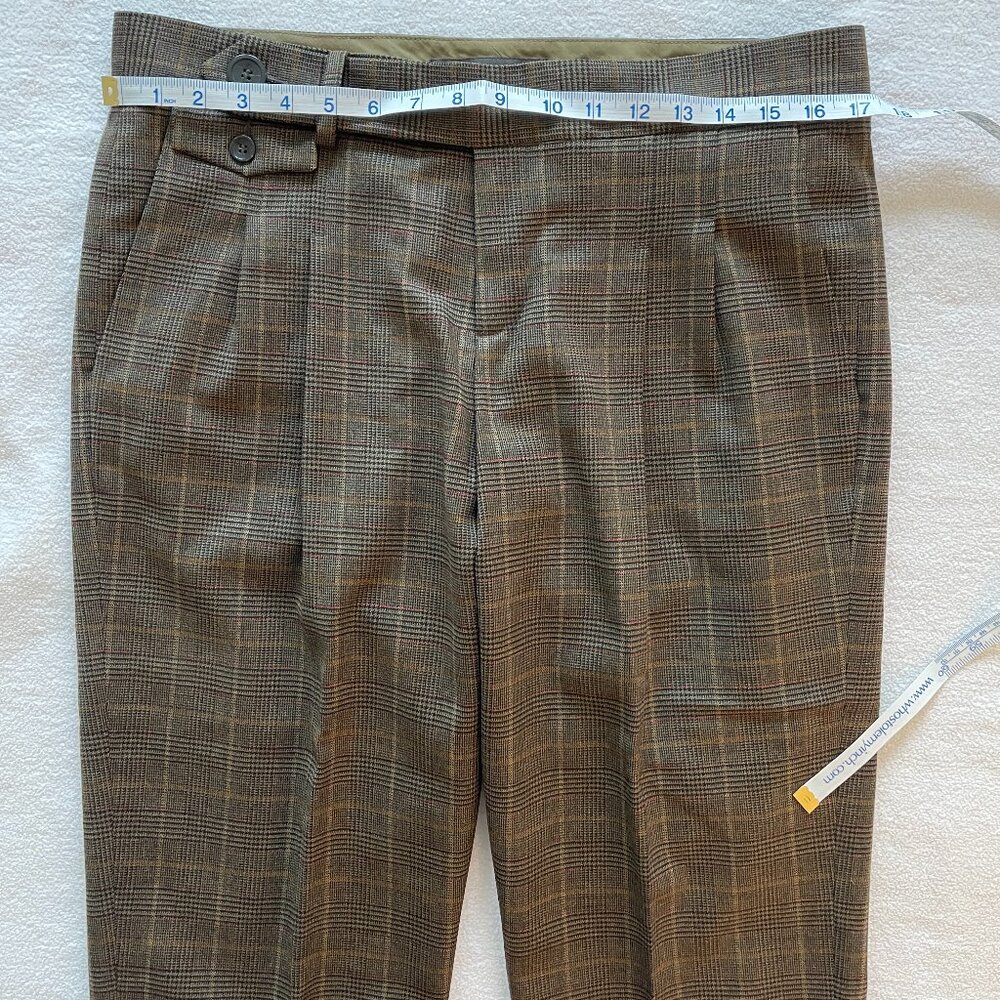 Tevrow + Chase Cropped Wool Pant